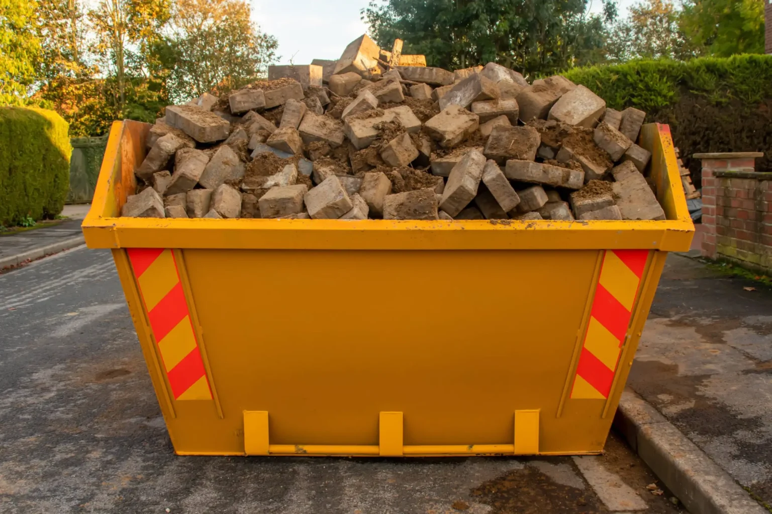 Reliable skip hire in poole from A1 Budget Skips with large skips ideal for heavy rubble and building materials.